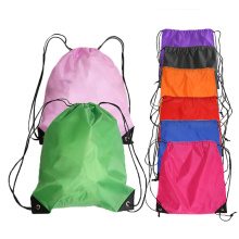 Wholesale Promotion recycled Nylon Drawstring Bags Waterproof outdoor large Polyester Drawstring Bag